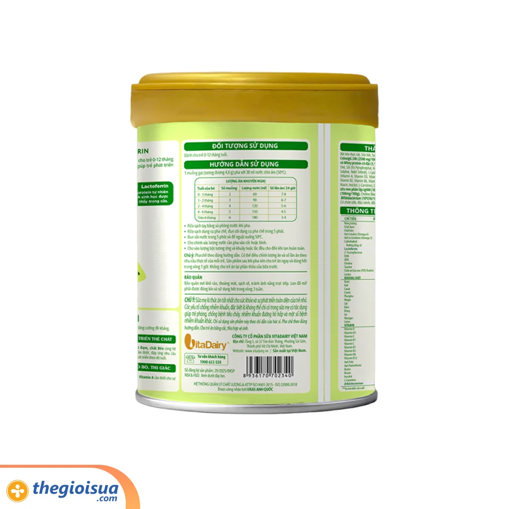 Sữa Bột ColosBaby Lactoferrin 0+ 400g