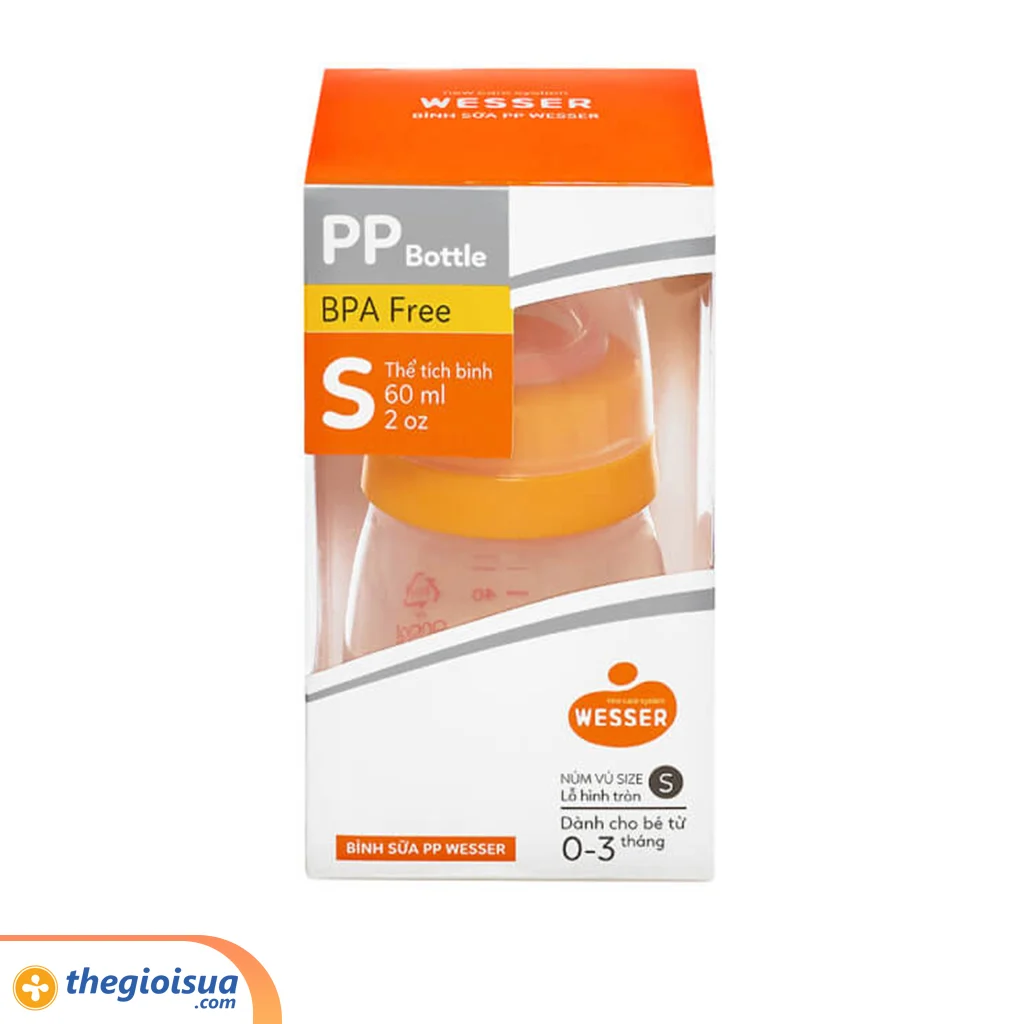 Bình sữa PP Wesser 60ml
