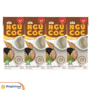 LOF Sữa ngũ cốc dinh dưỡng 180ml x 6 lốc