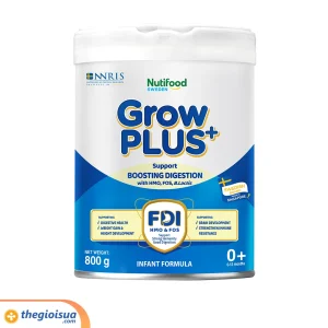 Sữa bột Growplus 0+ XANH NHẠT 800G (0-12 tháng)