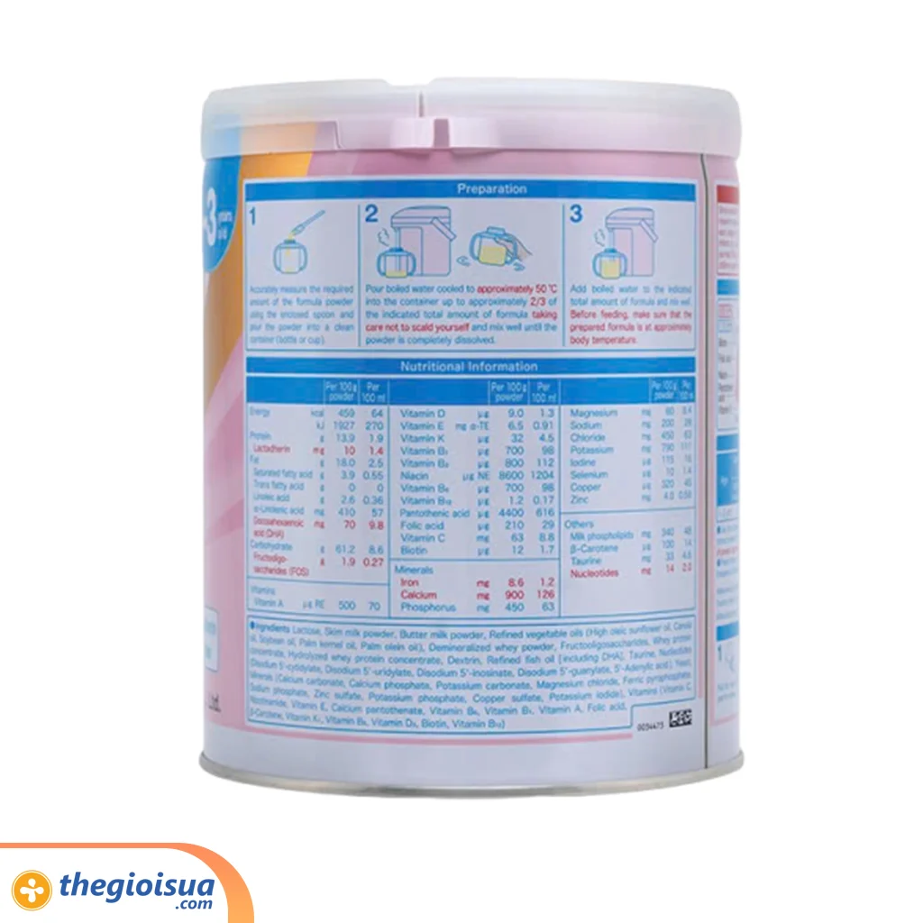 Sữa bột Meiji 1-3 year old Growing Up Formula 800g (nhập khẩu)