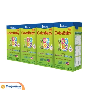 Sữa Uống Dinh Dưỡng Colosbaby Gold D3K2 110ml