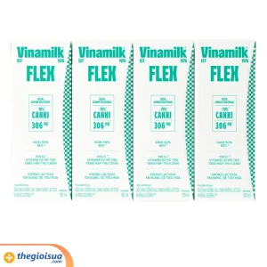 Sữa dinh dưỡng không đường Vinamilk Flex 180ml