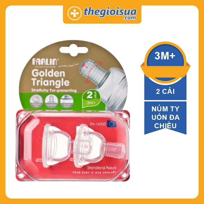 Núm ty Farlin vô trùng uốn đa chiều cổ rộng P3 - M