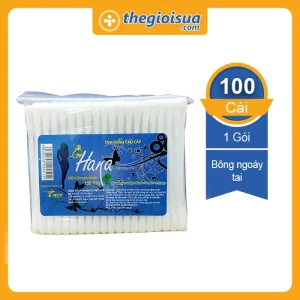 Bông tai Hana trẻ em lõi nhựa gói 100 que