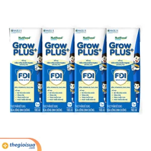 Sữa bột pha sẵn Growplus+ XANH NHẠT 1+ 180ml