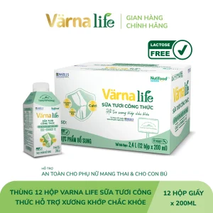 Thực Phẩm Bổ Sung Sữa Tươi Công Thức VARNALIFE (XANH) hộp 200ml