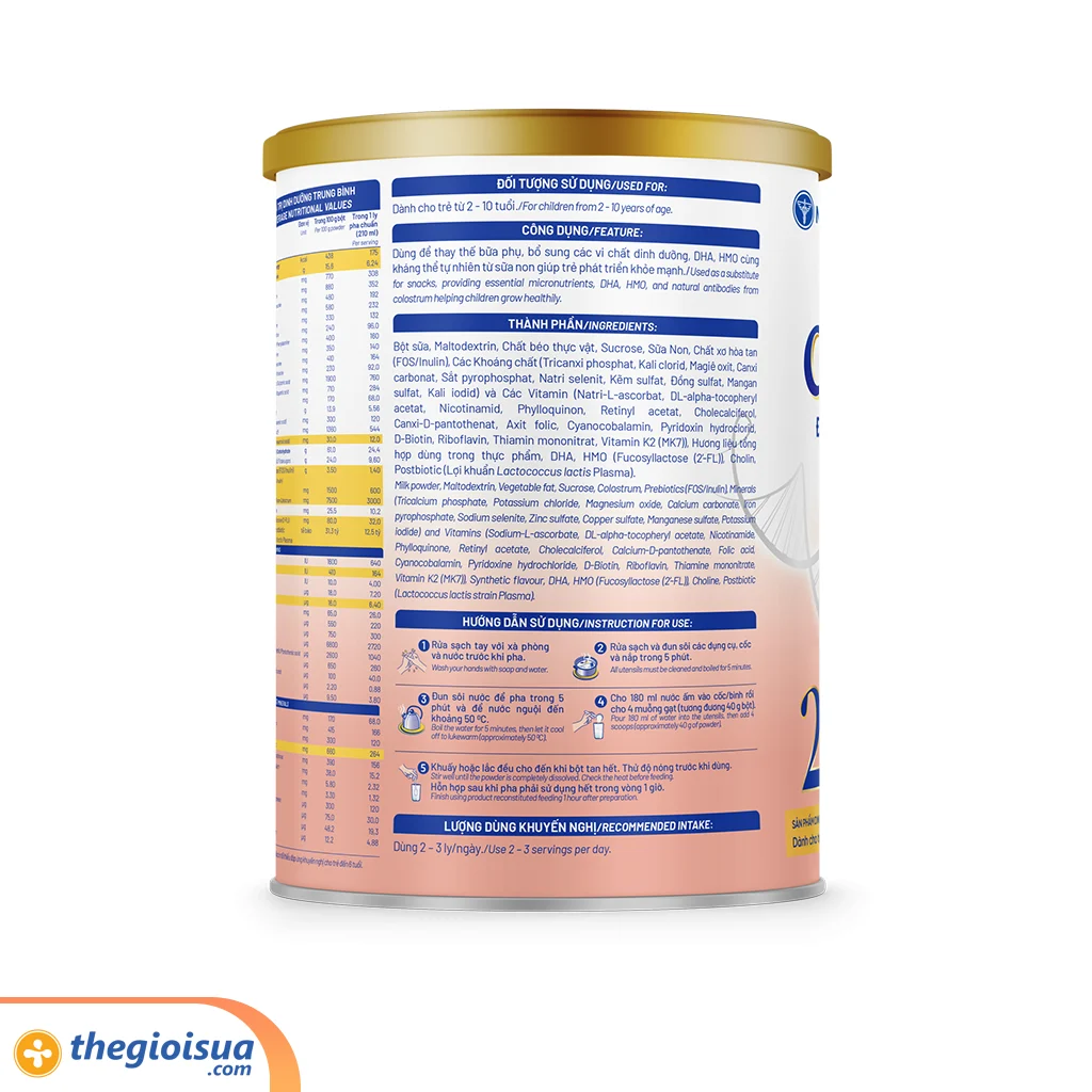Sản phẩm dinh dưỡng Metacare Colostrum 2+ 800g (1500 IgG)