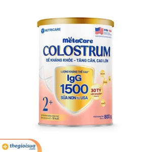 Sản phẩm dinh dưỡng Metacare Colostrum 2+ 800g (1500 IgG)
