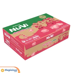 Sữa chua uống NuVi Dâu có thạch hộp 170ml