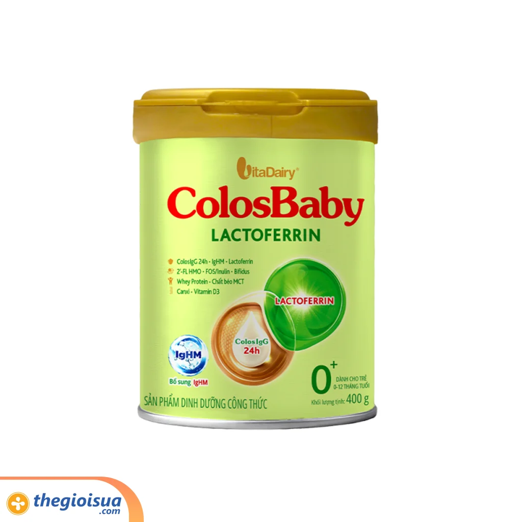 Sữa Bột ColosBaby Lactoferrin 0+ 400g