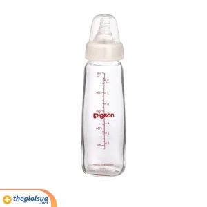 Bình sữa Pigeon cổ nhỏ thủy tinh 240ml