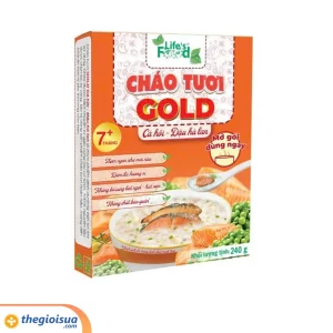 Cháo tươi GOLD - Cá hồi & đậu hà lan