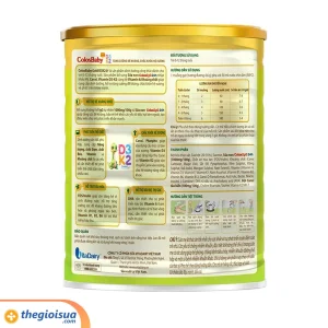 Sữa bột công thức Colosbaby Gold D3K2 0+ 800g – S