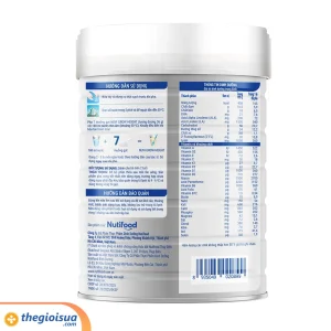 Sữa bột dinh dưỡng Nuvi Grow Height 2+ lon 800g