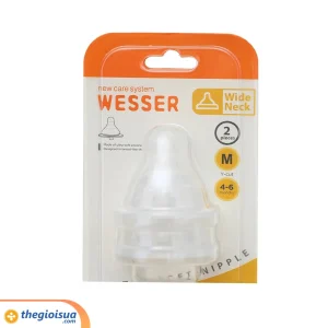 Núm ty Wesser PESU cổ rộng M (2 cái/vỉ)