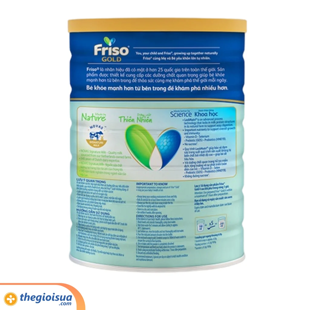 Sữa bột Friso Gold 4 1400g dành cho trẻ từ 2 – 6 tuổi
