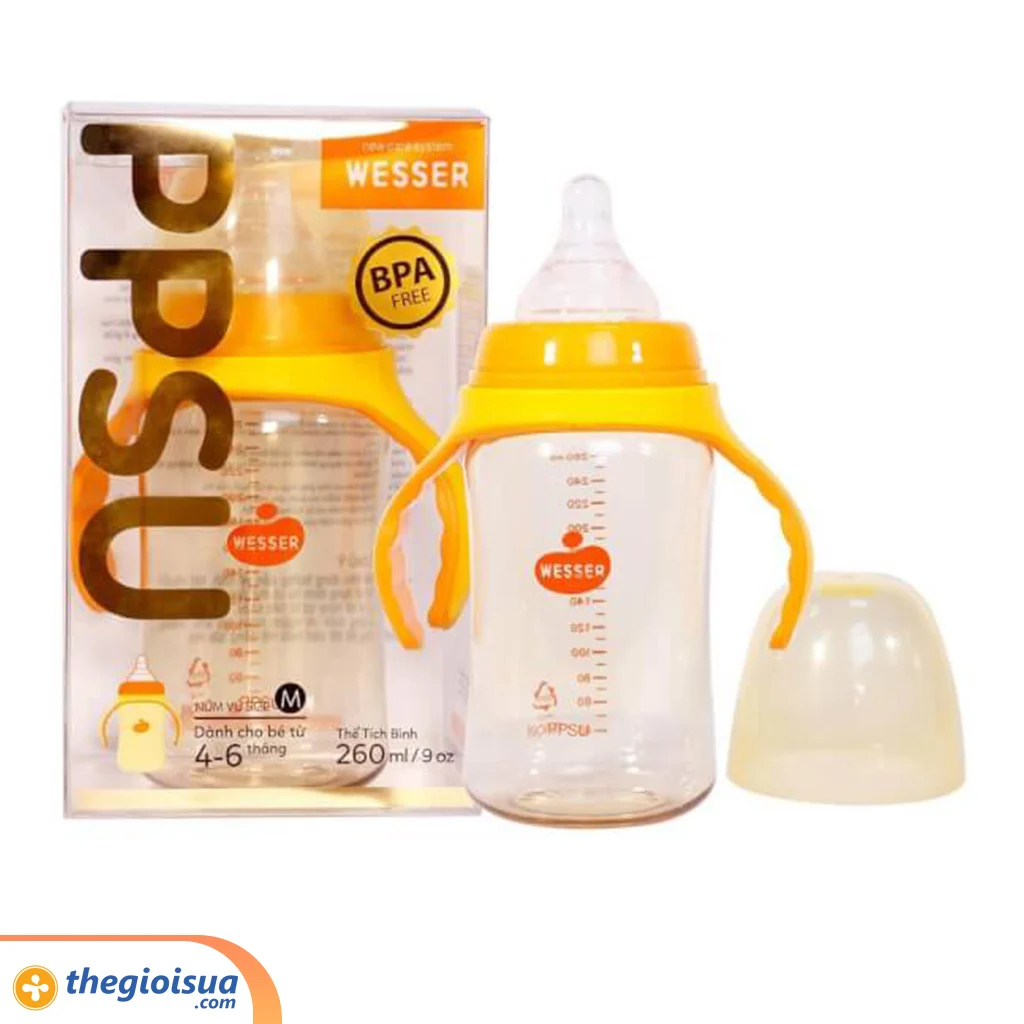 Bình Sữa Wesser PPSU 260ml