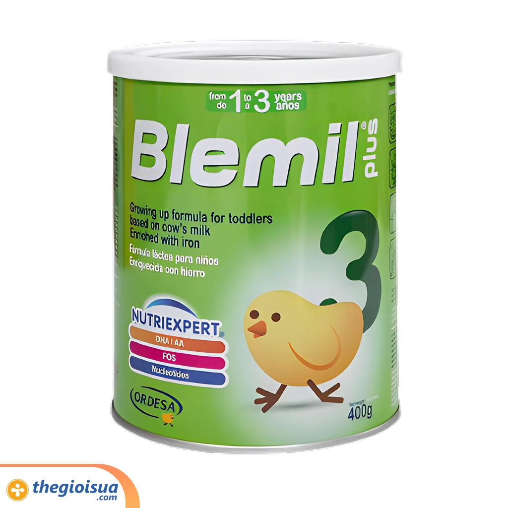 Sữa bột Blemil Plus 3 400g cho bé trên 12 tháng