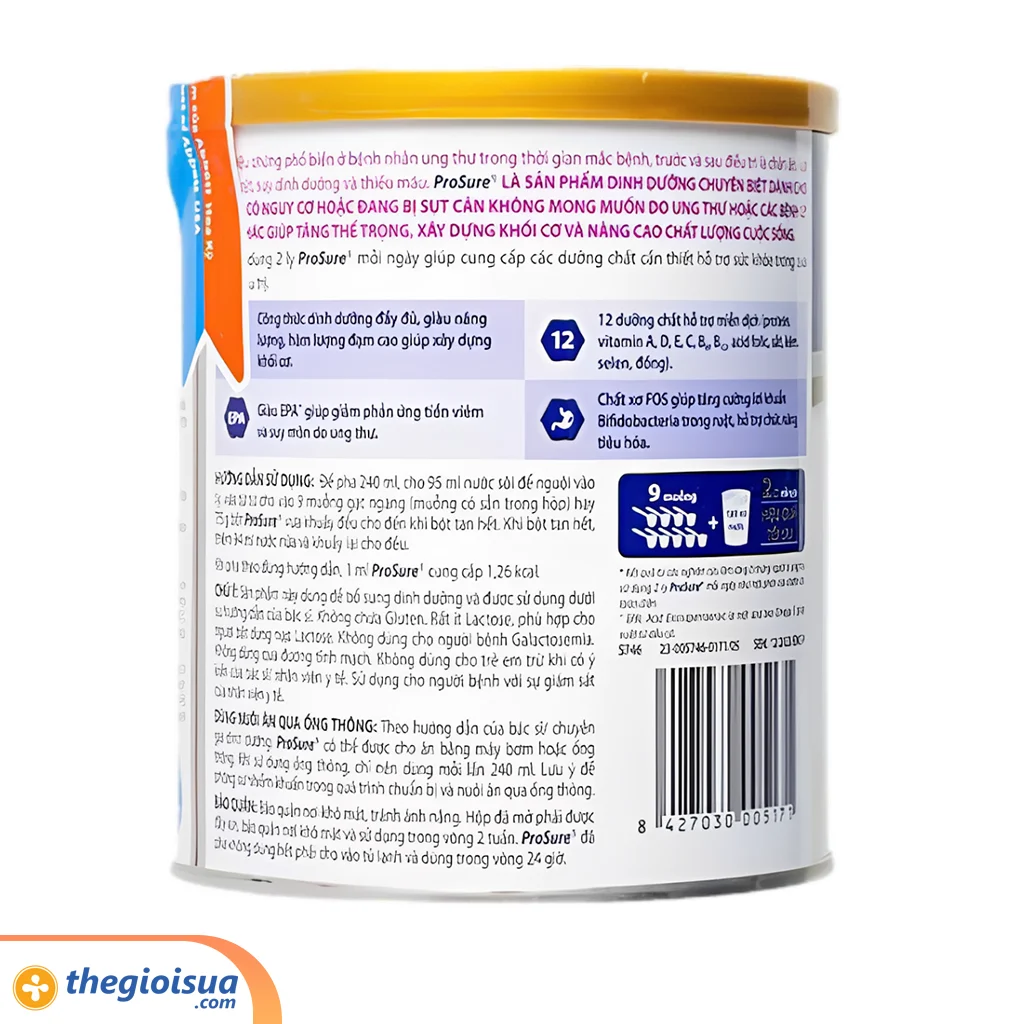 Sữa bột Prosure 380g