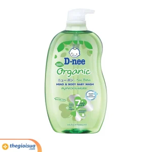 Tắm gội Dnee 800ml Xanh lá