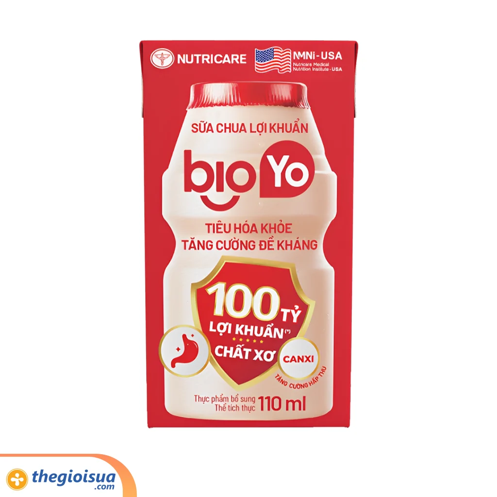 Thực phẩm bổ sung Sữa chua lợi khuẩn BIOYO 110ml
