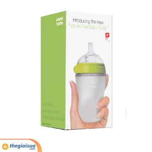 Bình sữa Comotomo Xanh 250ml cổ rộng