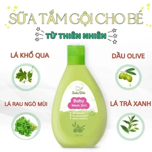 Sữa tắm Sochu BEBÉ – Baby wash 2 in 1 (200ml)