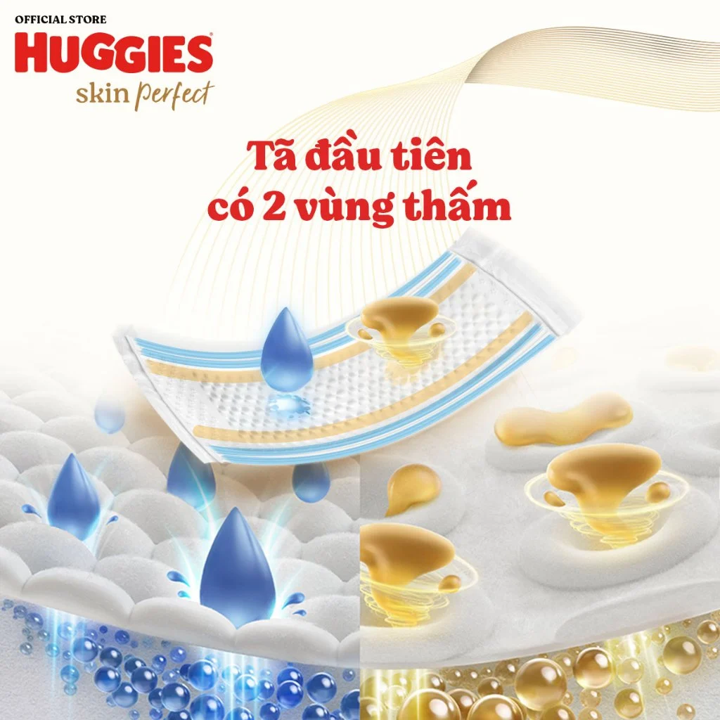 Miếng Lót Huggies Skin Perfect Newborn 1 – 108m