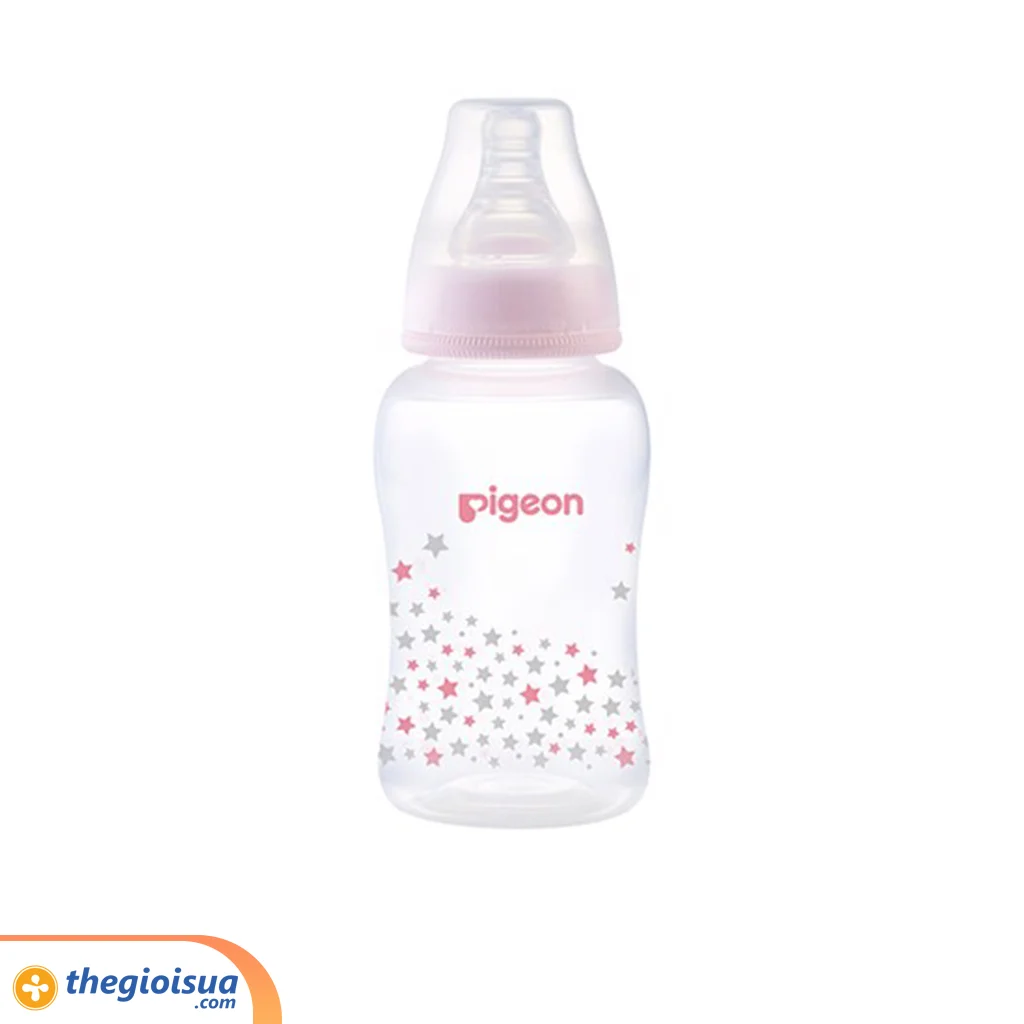 Bình sữa PP Streamline ngôi sao hồng 150ml