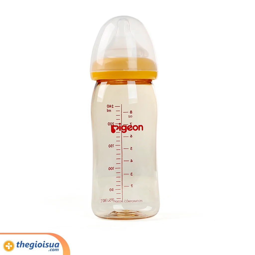 Bình sữa Pigeon PPSU Plus 240ml Nhật