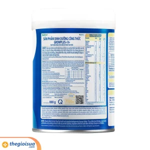 Sữa bột Growplus 0+ XANH NHẠT 800G (0-12 tháng)