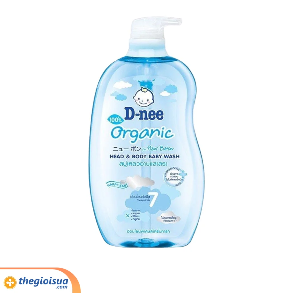 Tắm gội Dnee 800ml Xanh dương