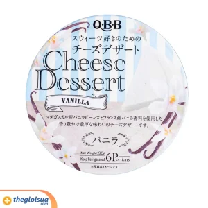 Phô mai QBB vị vanilla 90g (6 miếng)
