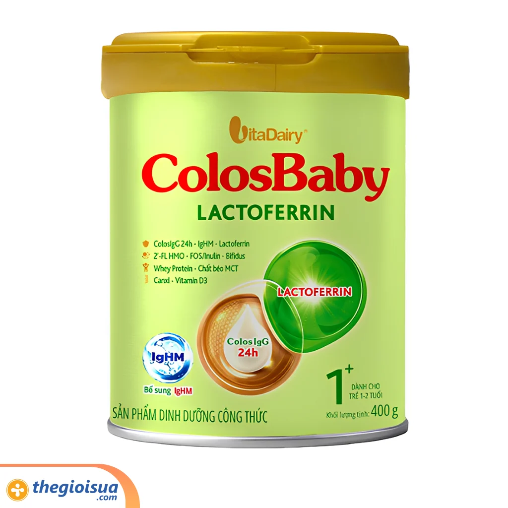 Sữa Bột ColosBaby Lactoferrin 1+ 400g