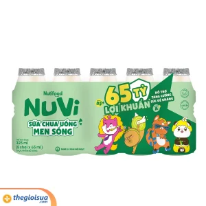 Sữa chua uống men sống Nuti chai 65ml