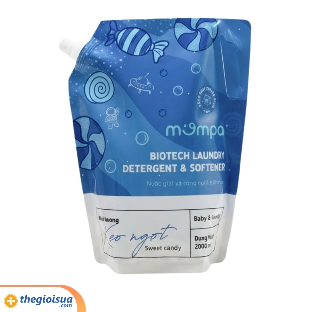 Nước giặt xả Mompa – Kẹo ngọt 2L