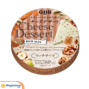 Phô mai QBB vị các loại hạt dinh dưỡng 90g (6 miếng)