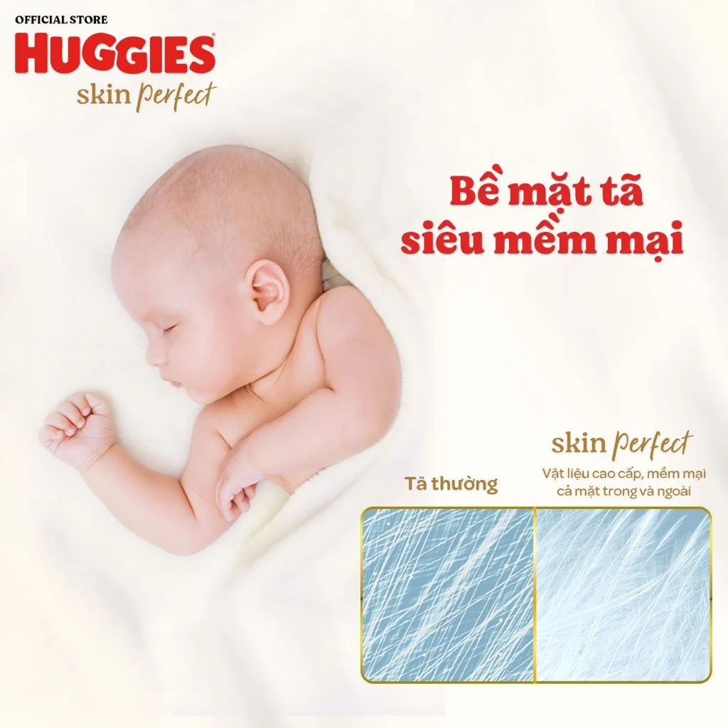 Miếng Lót Huggies Skin Perfect Newborn 1 – 108m