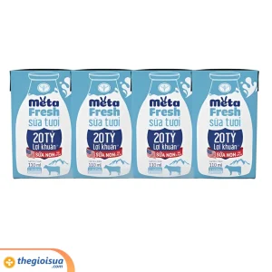 Sữa tươi Metafresh lợi khuẩn 4*110ml