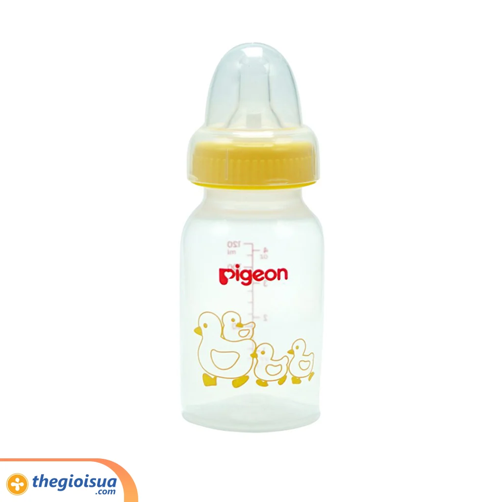 Bình sữa Pigeon PP tiêu chuẩn - Vịt vàng 120ml
