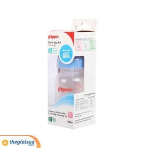 Bình sữa Pigeon PP tiêu chuẩn – Vịt xanh 120ml