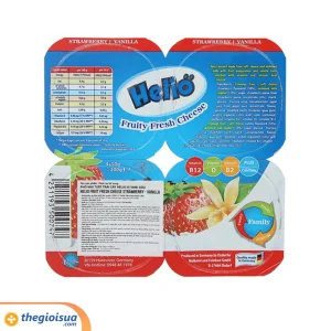 Phô mai tươi trái cây Helio