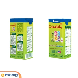 Sữa Uống Dinh Dưỡng Colosbaby Gold D3K2 110ml