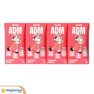 Sữa tươi Vinamilk ADM hương dâu 110ml