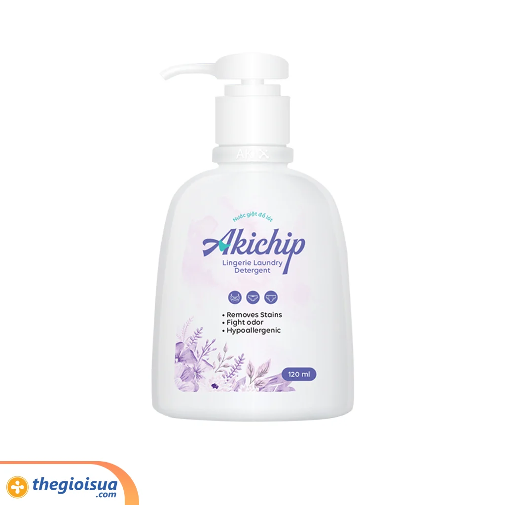 Nước giặt đồ lót Akichip 120ml hương Iris Violet