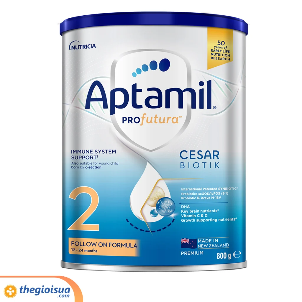 Sữa Bột Dinh Dưỡng Aptamil Profutura Cesarbiotik 2 (12-24 tháng) 800g