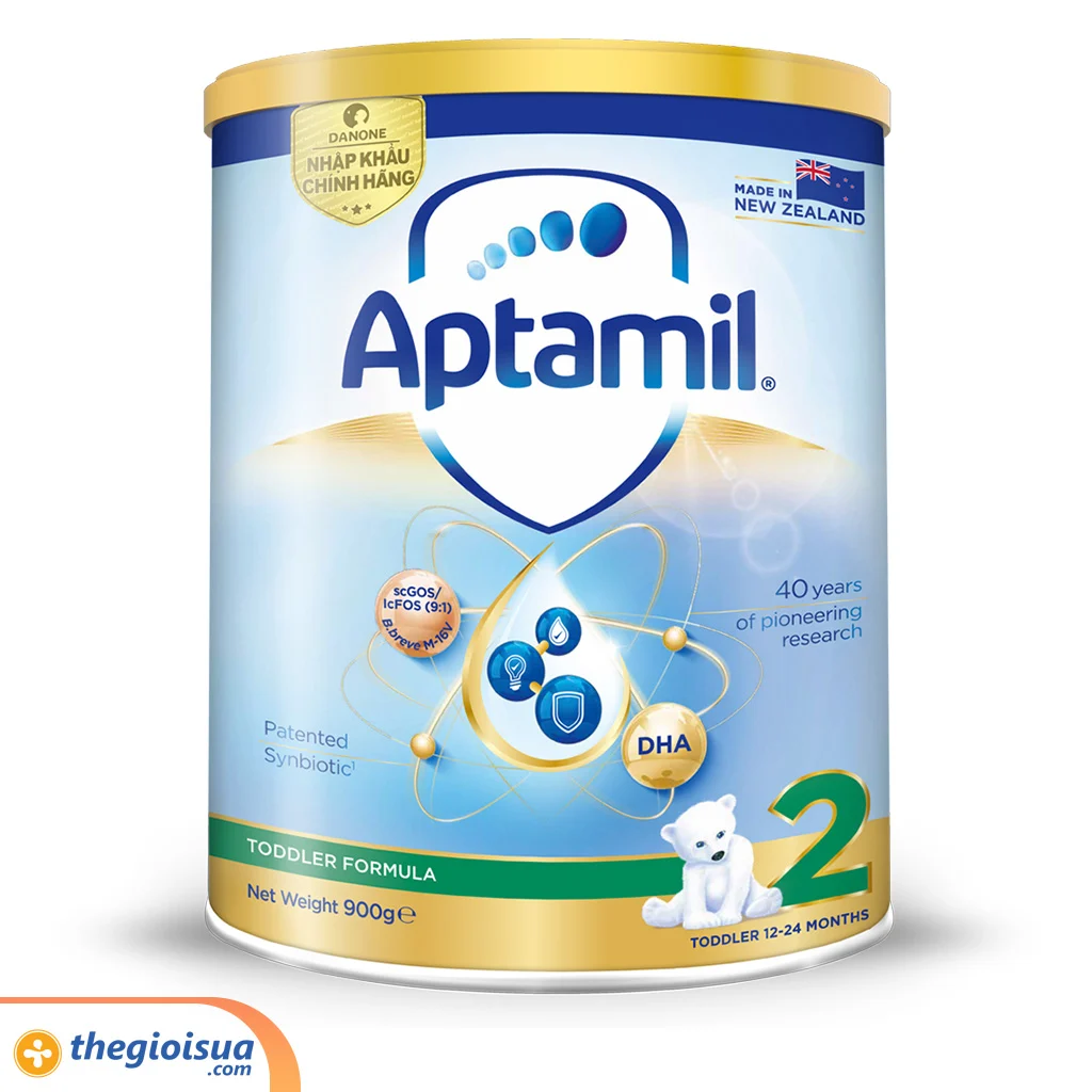 Sữa Bột Dinh Dưỡng Aptamil 2 (12-24 tháng) 900g