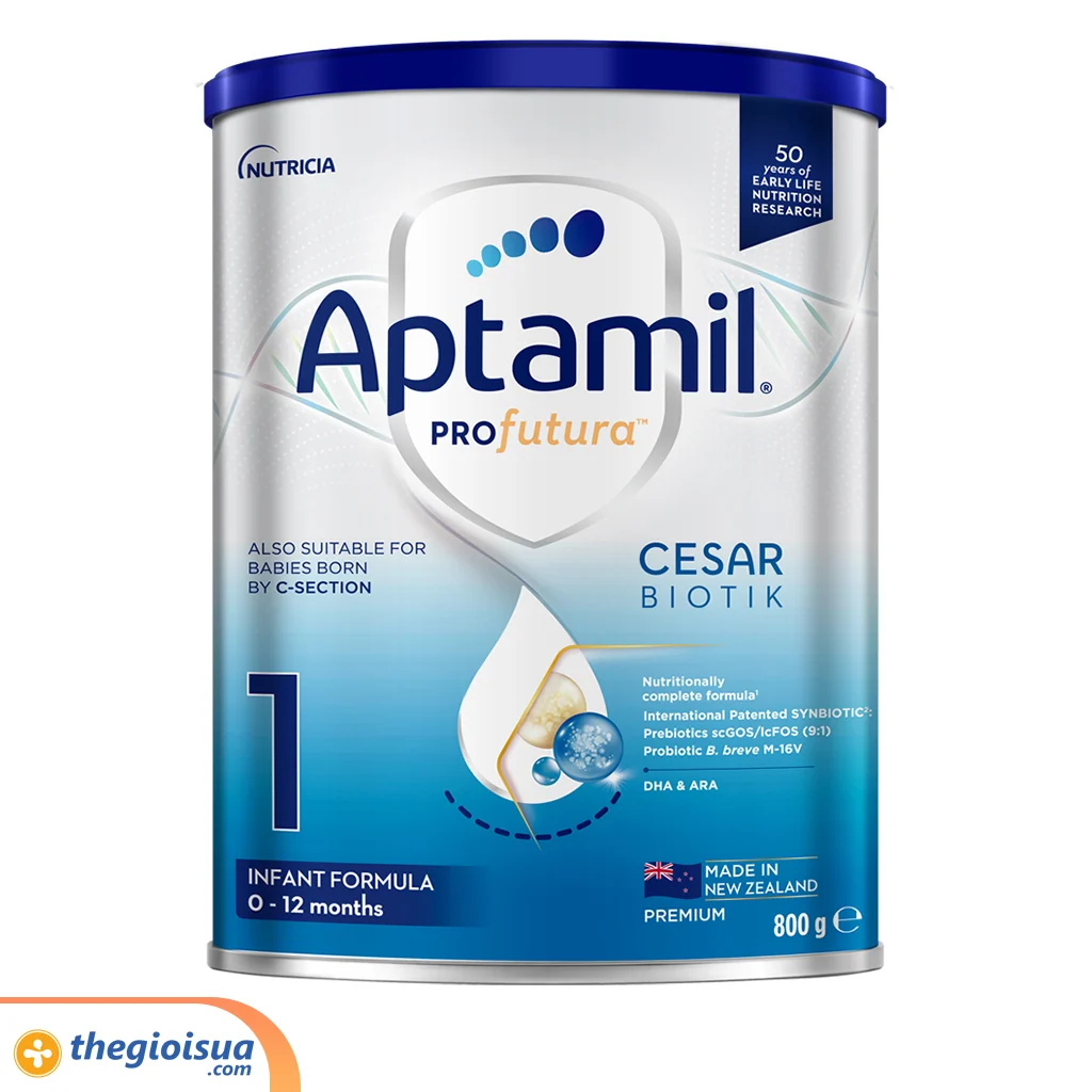 Sữa bột dinh dưỡng Aptamil Profutura Cesarbiotik 1 (0-12 tháng) 800g