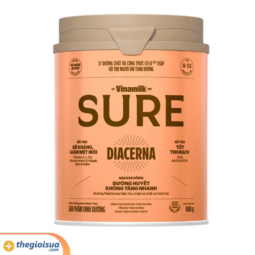 Sữa bột Vinamilk Sure Diacerna HT 400g